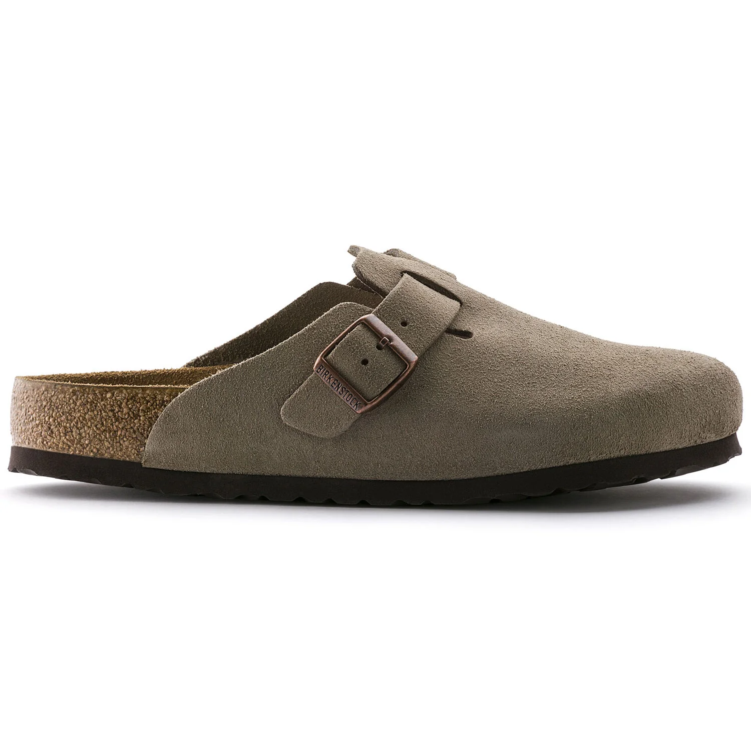 Boston Soft Footbed Taupe Suede- Regular/Wide - Image 5