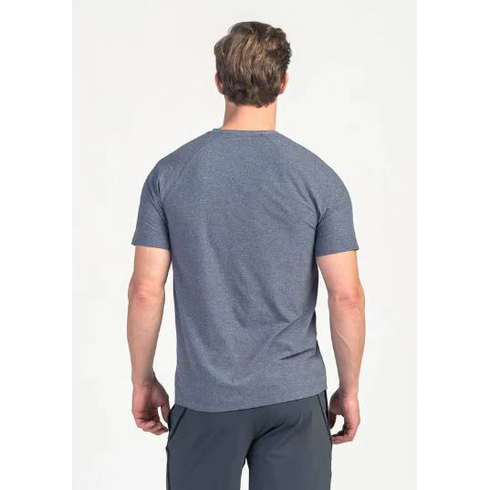 Men's Reign Short Sleeve Shirt - Midnight Heather - Image 3