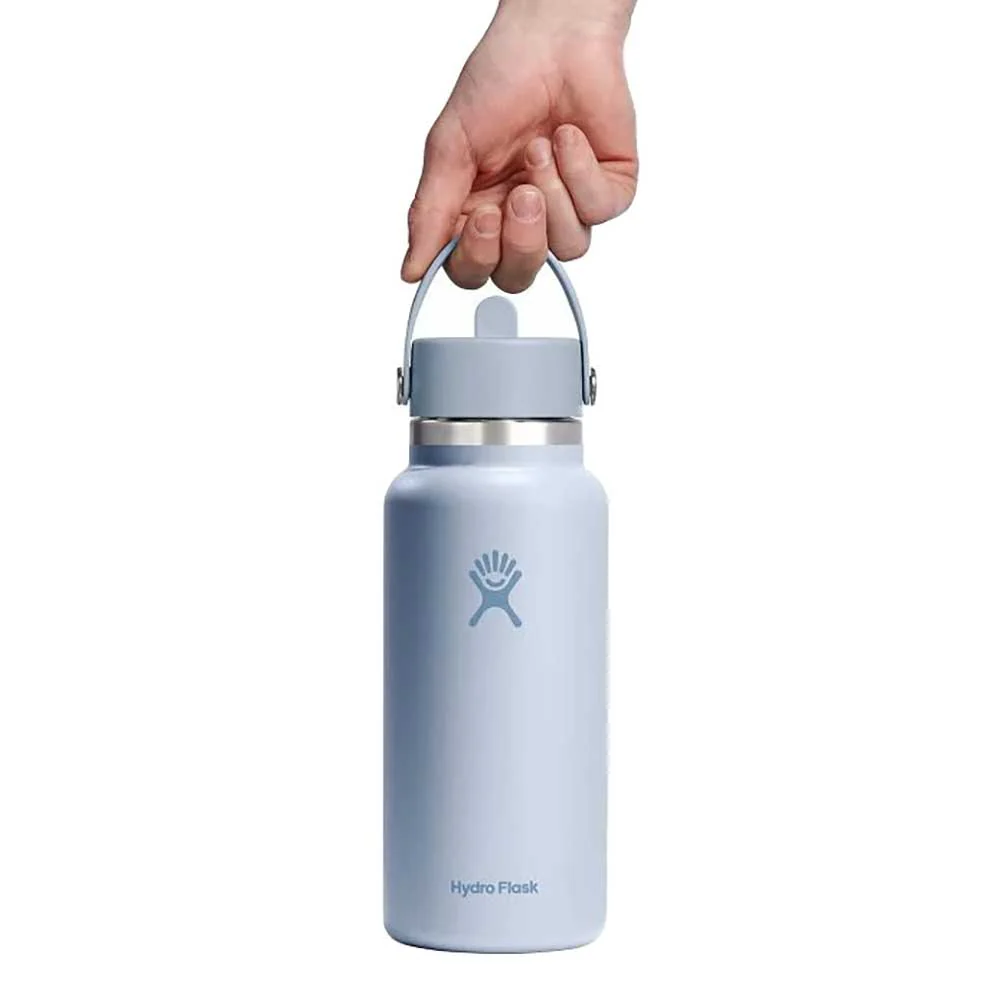 32 oz Wide Mouth with Flex Straw Cap - Surf - Image 2