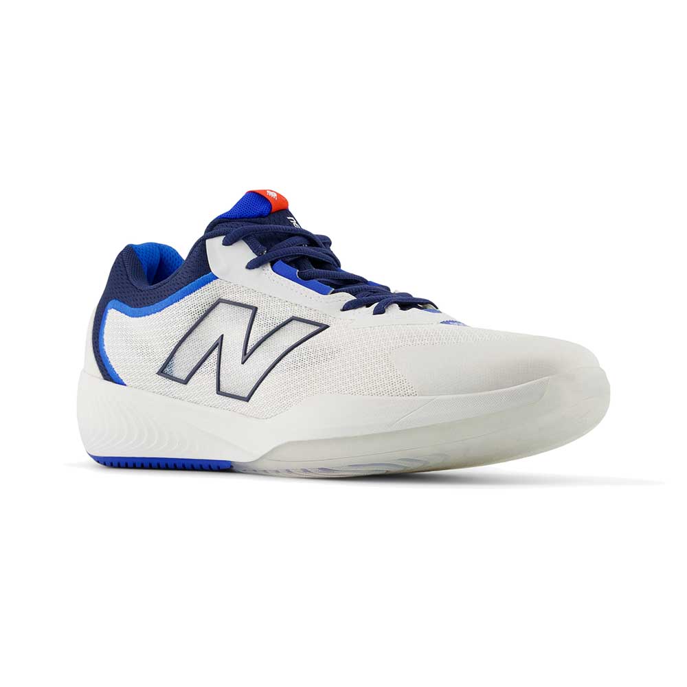 Men's 996v6 Cross Training Shoe - White/Team Navy - Wide (2E) - Image 2