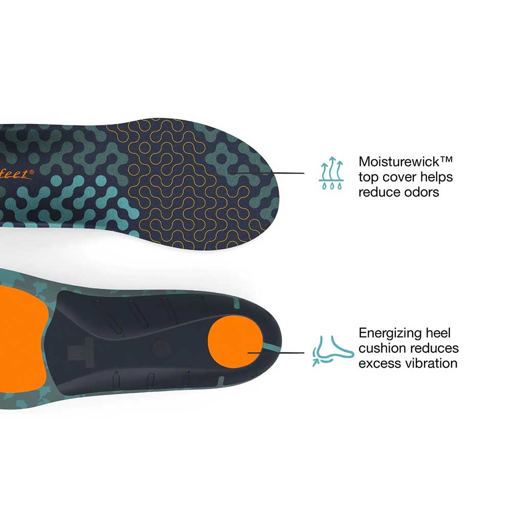 Run Cushion High Arch Insole - Sea Pine - Image 4
