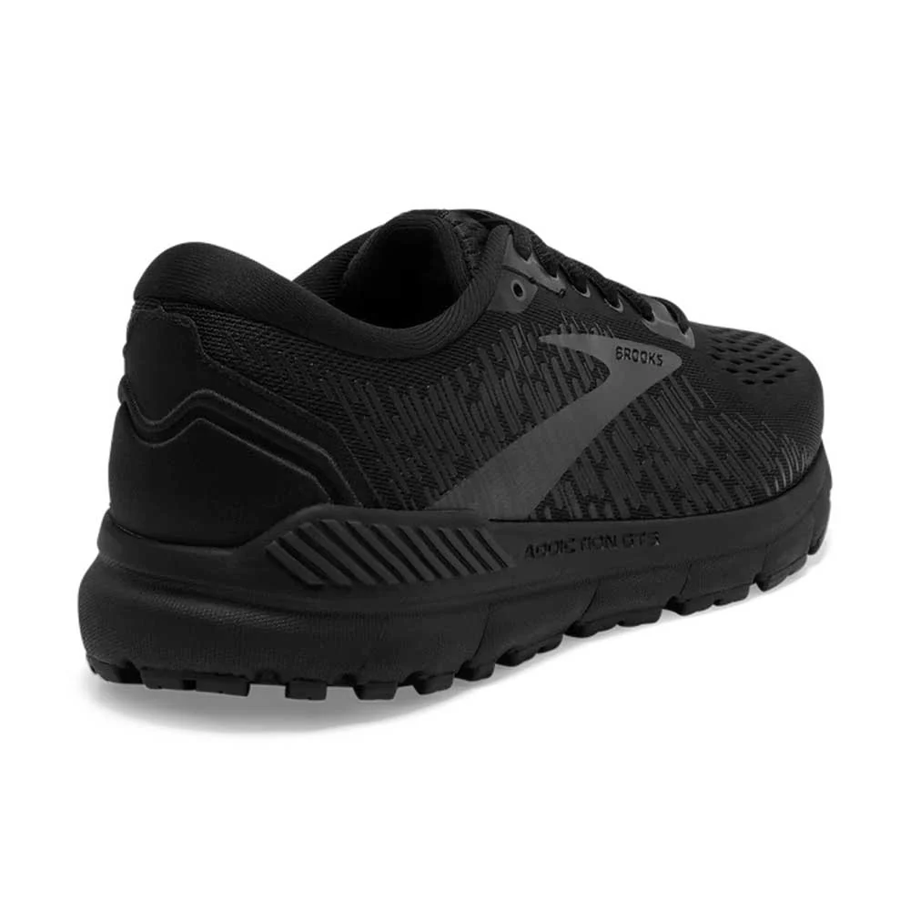 Men's Addiction GTS 15 Running Shoe- Black/Black/Ebony - Narrow (B) - Image 3
