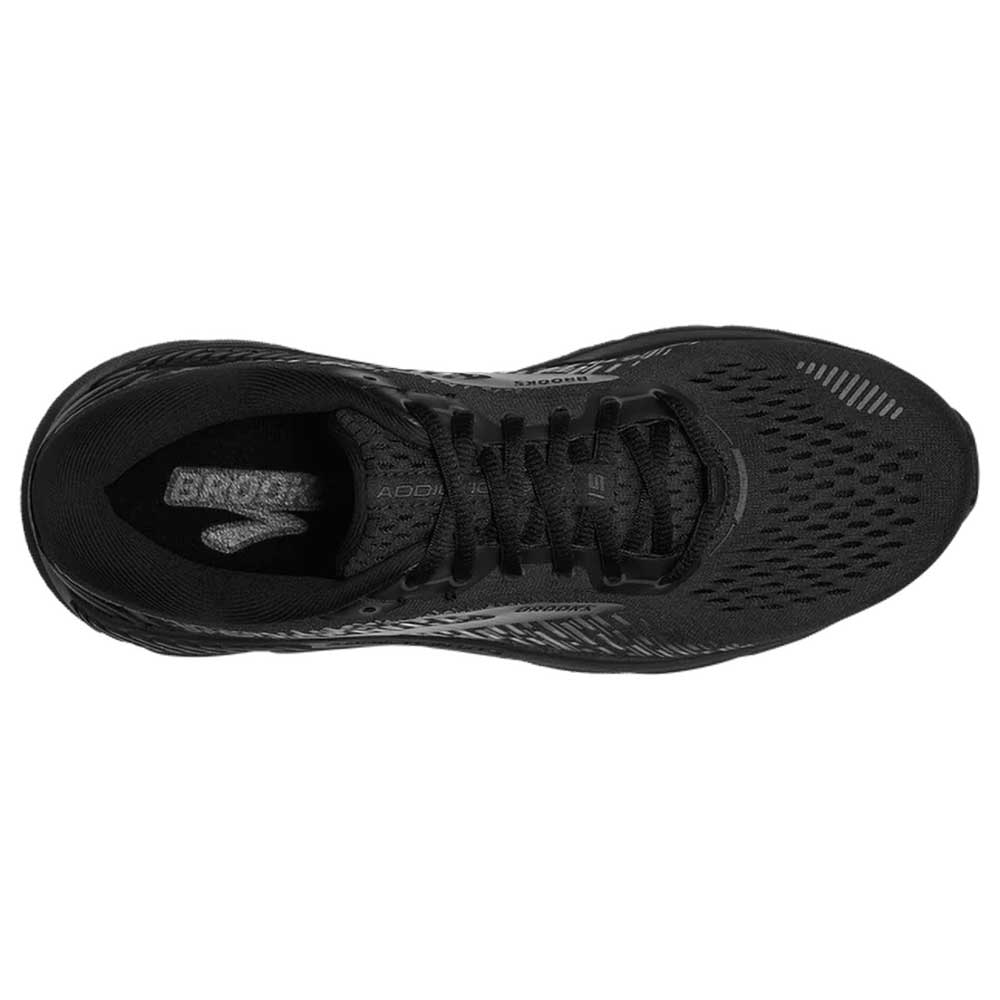 Men's Addiction GTS 15 Running Shoe- Black/Black/Ebony - Narrow (B) - Image 5