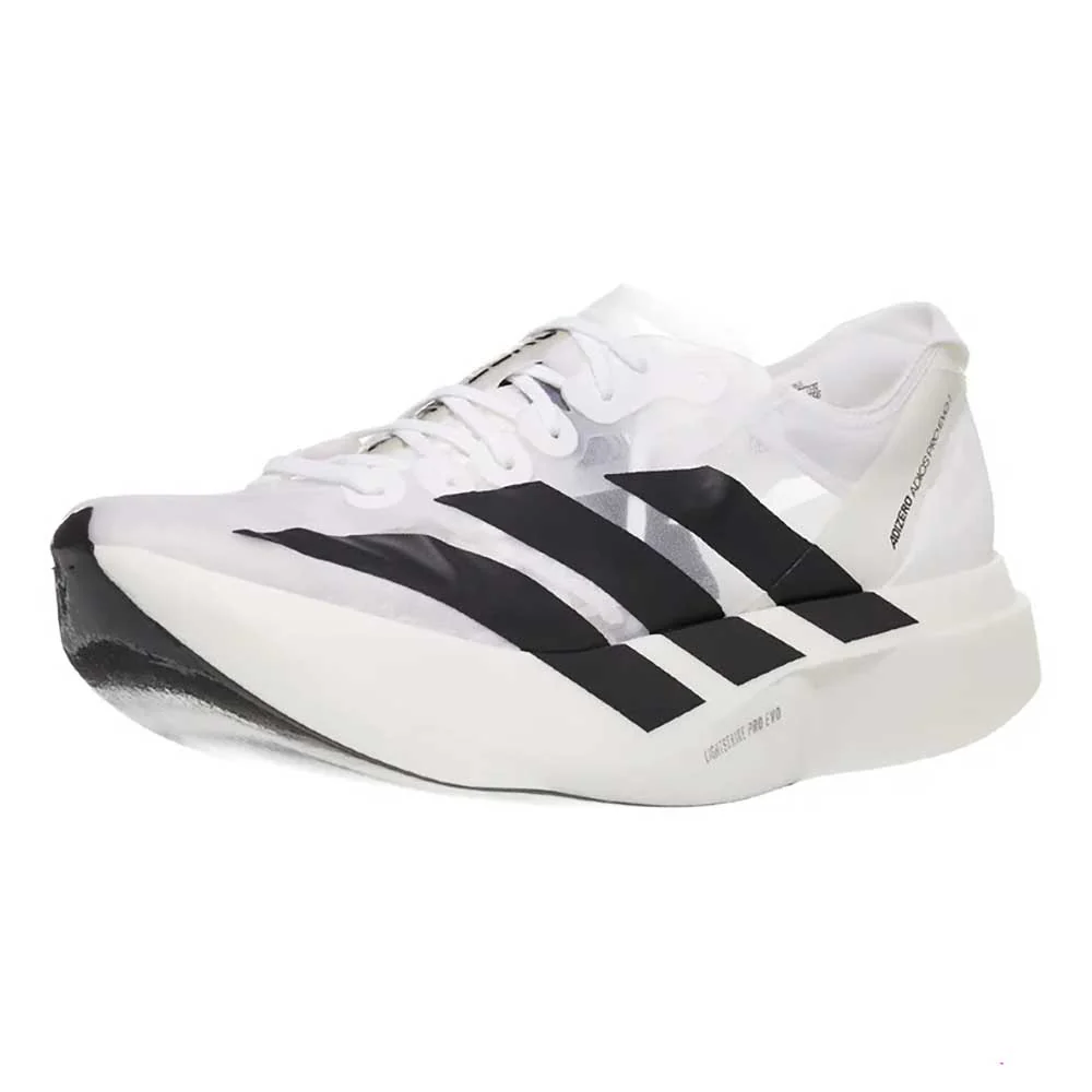 Adizero Adios Pro Evo 1 Running Shoe - White/Black - Regular (D) - Image 2