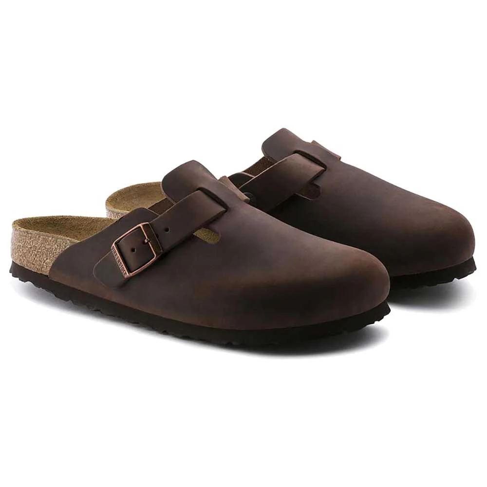 Boston Soft Footbed Oiled Leather Clog - Habana - Regular/Wide (D) - Image 3