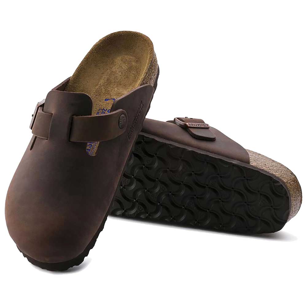 Boston Soft Footbed Oiled Leather Clog - Habana - Regular/Wide (D) - Image 5