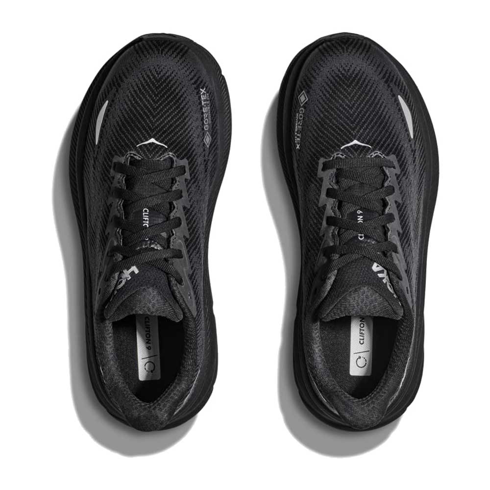 Men's Clifton 9 GTX Running Shoe - Black/Black F24 - Regular (D) - Image 5