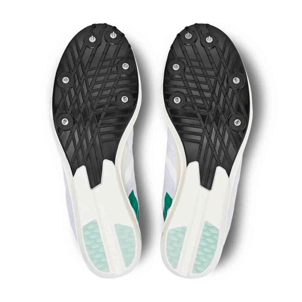 Men's Cloudspike 10000m Track Spike - Undyed White/Mint- Regular (D) - Image 6
