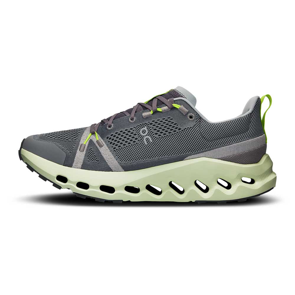 Men's Cloudsurfer Trail Running Shoe - Iron/Lima - Regular (D) - Image 3