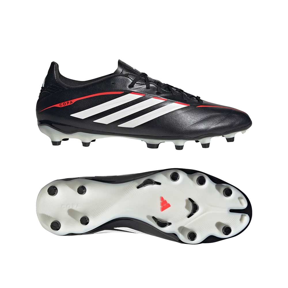 Copa Pure IV League FG Soccer Cleat - Core Black/Footwear White/Lucid Red - Regular (D) - Image 5