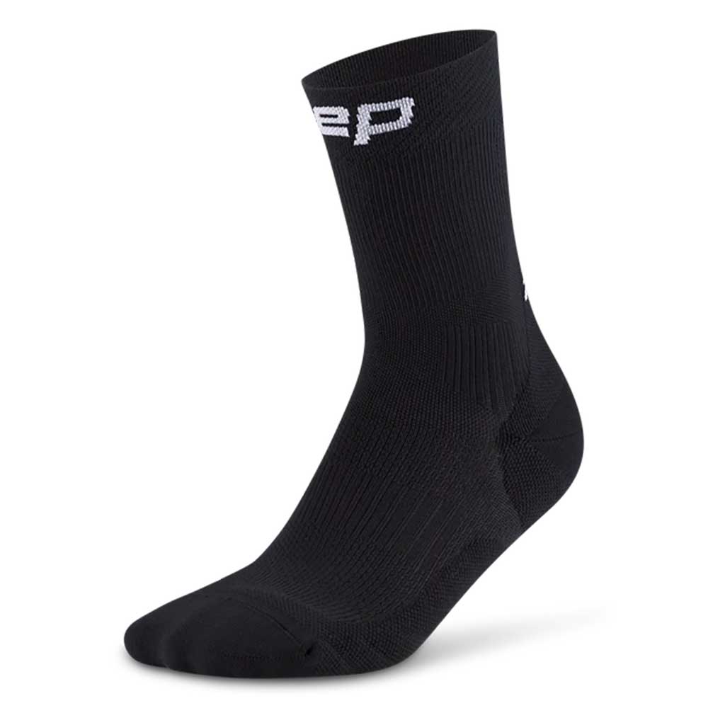 Core Run Compression Mid Cut Socks 5.0 - Black - Image 2