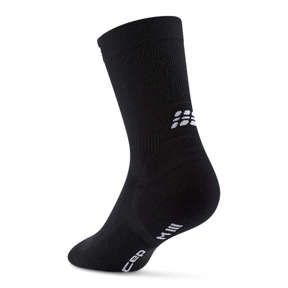 Core Run Compression Mid Cut Socks 5.0 - Black - Image 3