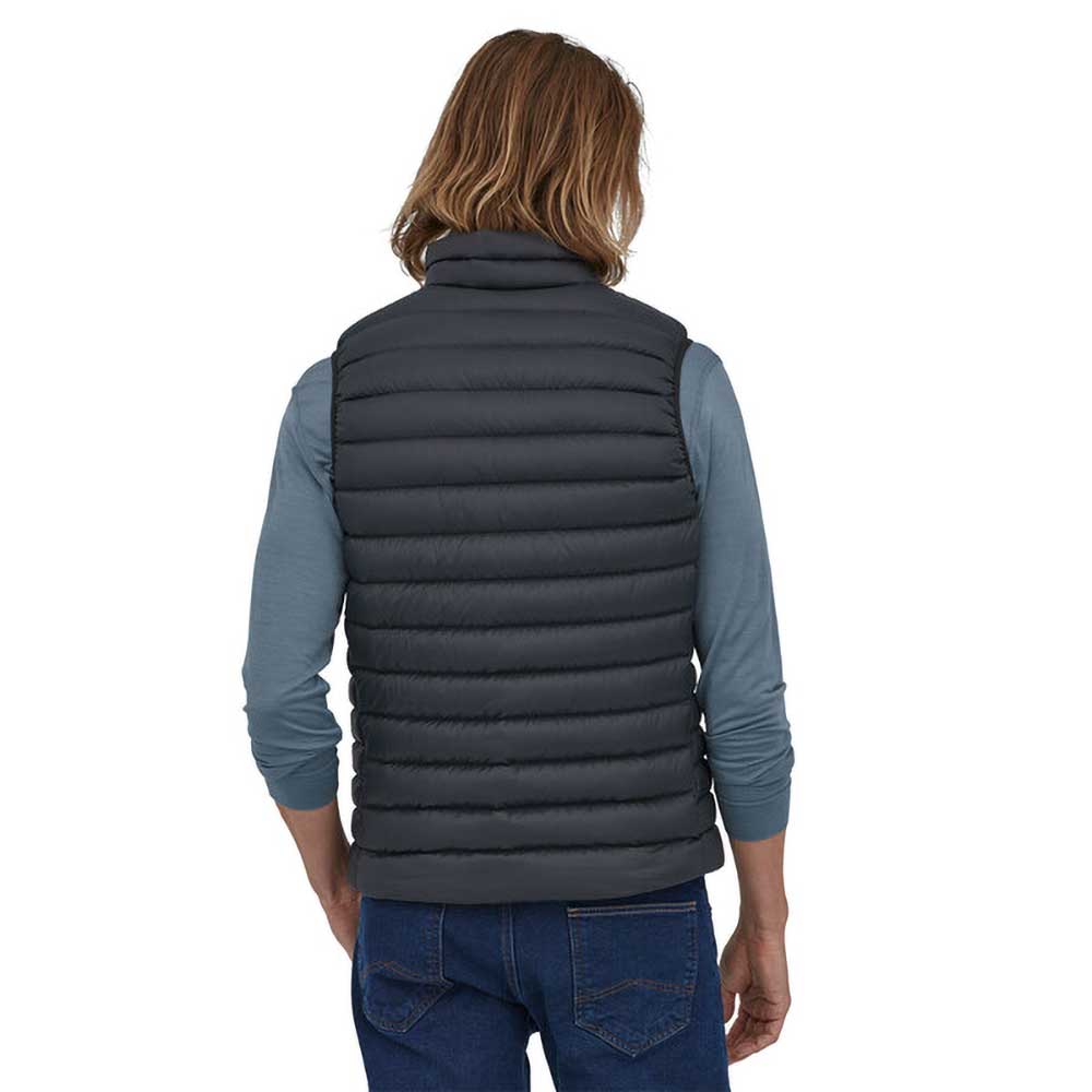 Men's Down Sweater Vest - Black - Image 3