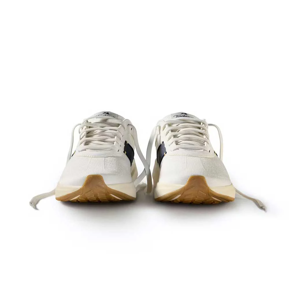 All Gender Eliot Runner Running Shoe - Ivory/ Navy - Regular (D) - Image 4