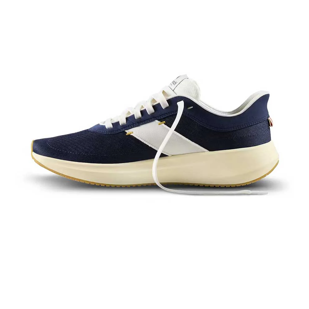 All Gender Eliot Runner Running Shoe - Navy/ Ivory - Regular (D) - Image 2