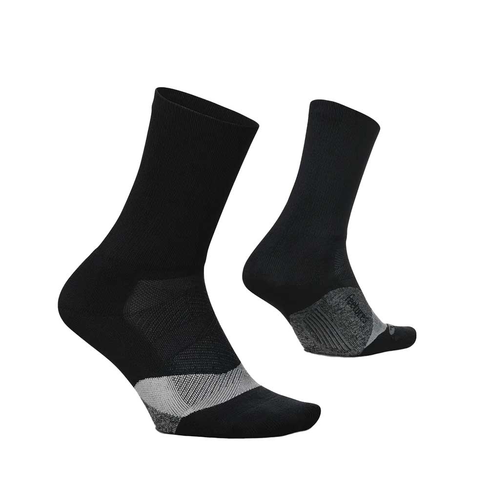 Elite Light Cushion Mini Crew Sock - Black S24 - Image 2
