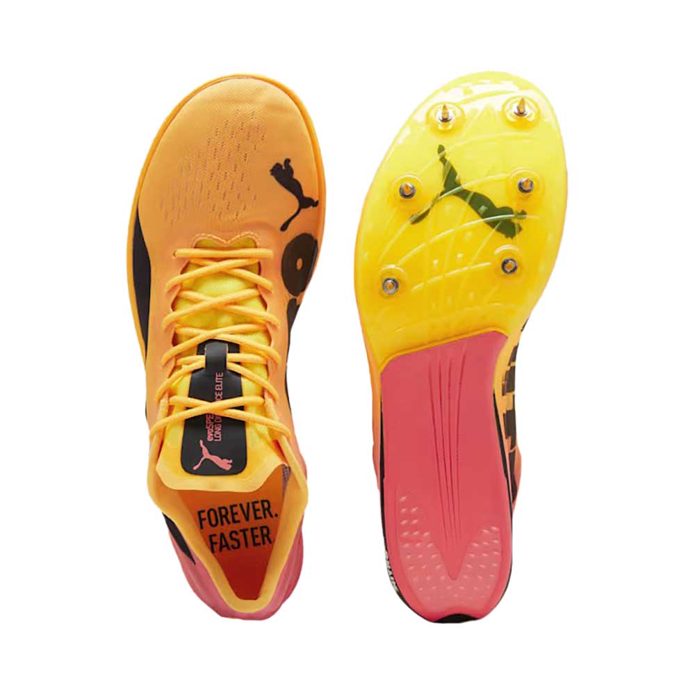 Men's Evospeed Long Distance Nitro Elite 2 Spike - Sun Stream/Sunset Glow/PUMA Black - Regular (D) - Image 4