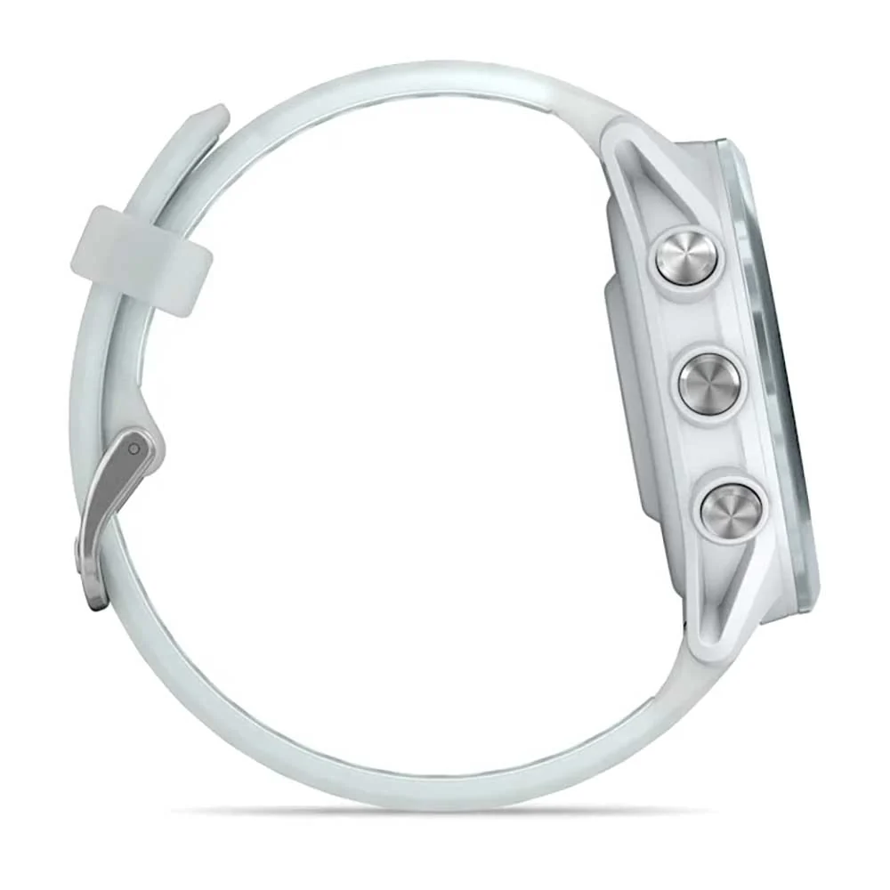 Forerunner 570 - 42mm, Cloud Blue Aluminum with Translucent Whitestone/Cloud Blue Band - Image 6