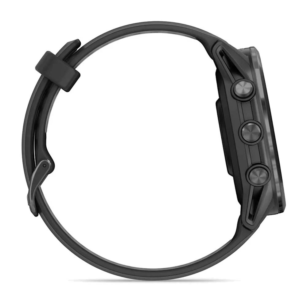 Forerunner 970 - Carbon Gray DLC Titanium with Black Case and Black/Translucent Whitestone Band - Image 6