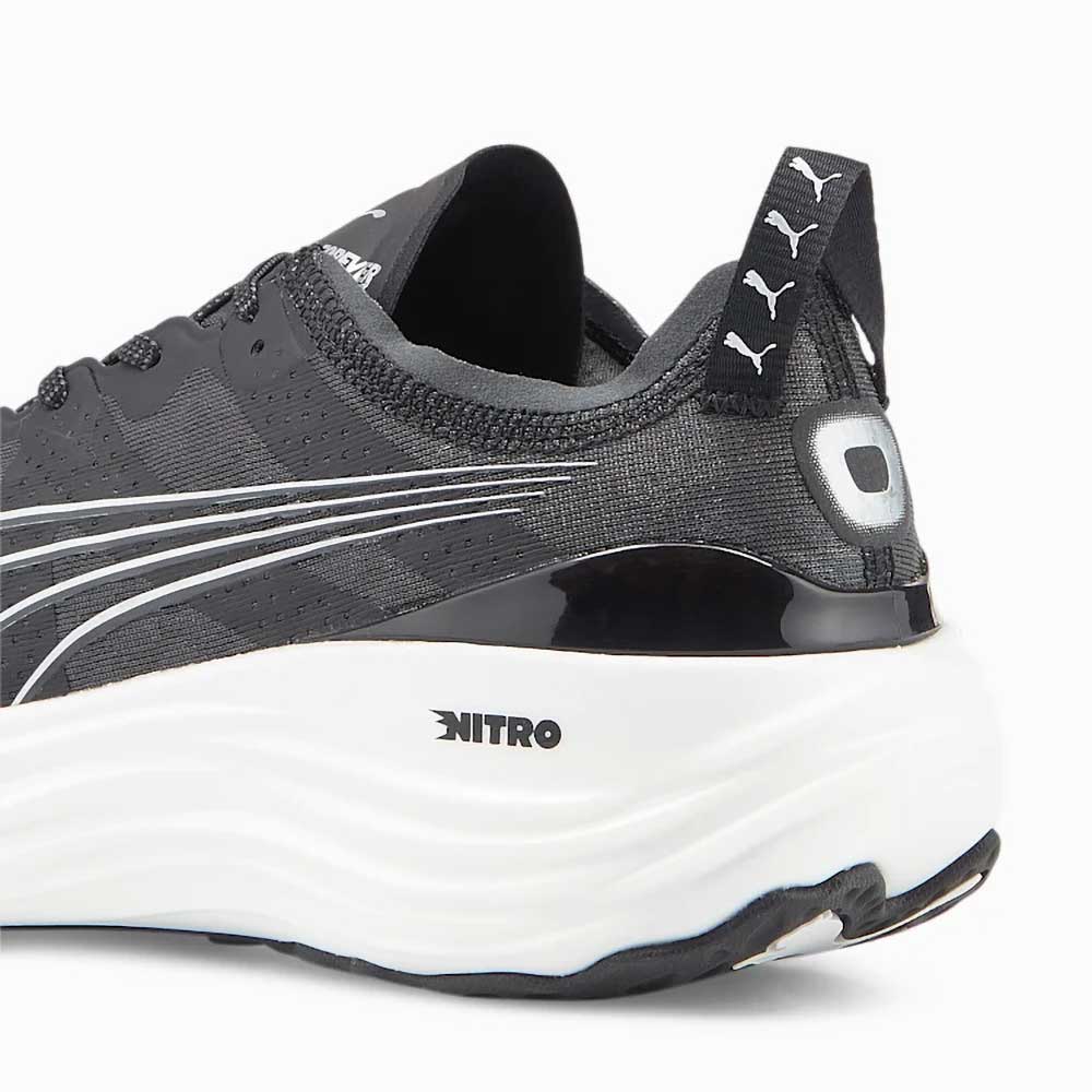 Men's ForeverRun Nitro Running Shoe - Puma Black- Regular (D) - Image 8