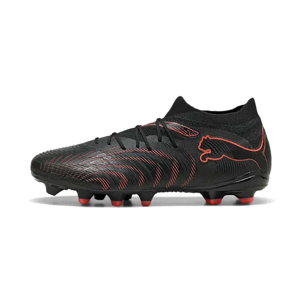 Future 9 Match FG/AG - Puma Black/Glowing Red/Strong Gray - Image 3