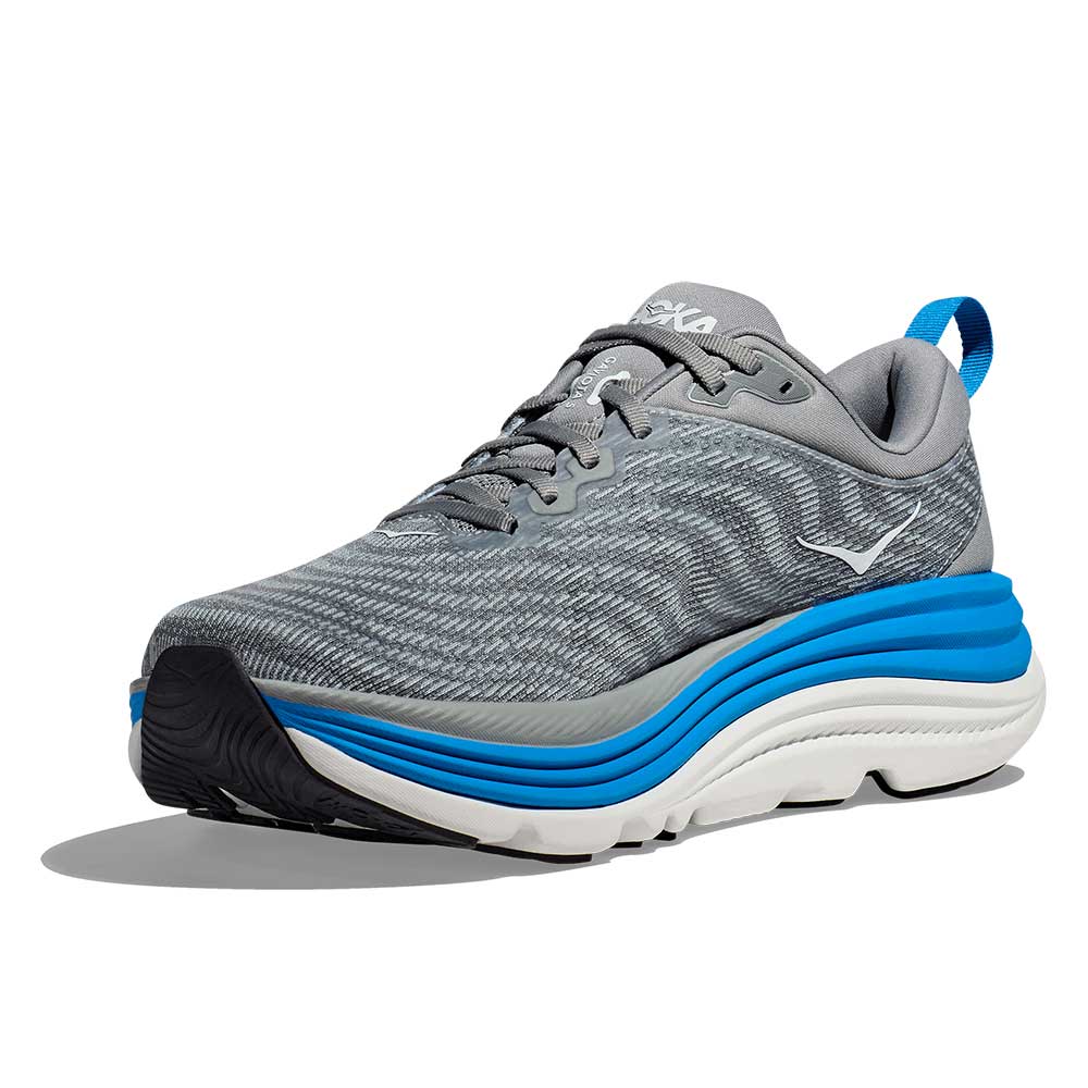 Men's Gaviota 5 Running Shoe - Limestone/Diva Blue - Wide (2E) - Image 4