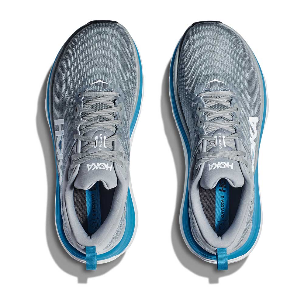 Men's Gaviota 5 Running Shoe - Limestone/Diva Blue - Wide (2E) - Image 5