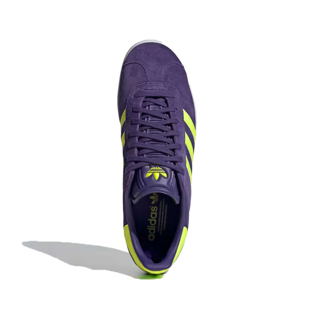 Gazelle Messi Indoor Soccer Shoe - University Purple/Lucid lemon/Footwear White - Regular (D) - Image 5