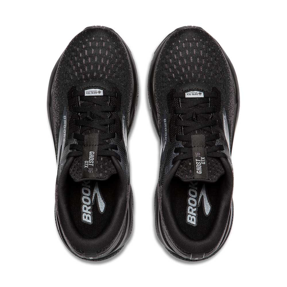 Men's Ghost 16 GTX Running Shoe - Black/Black/Ebony - Regular (D) - Image 6