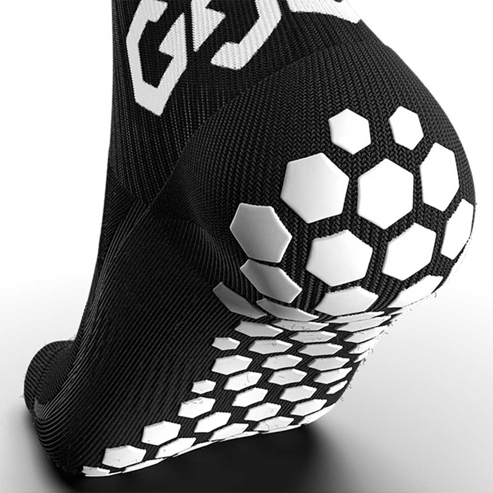Gravity Pro Grip Socks Crew Length - Black - Image 2
