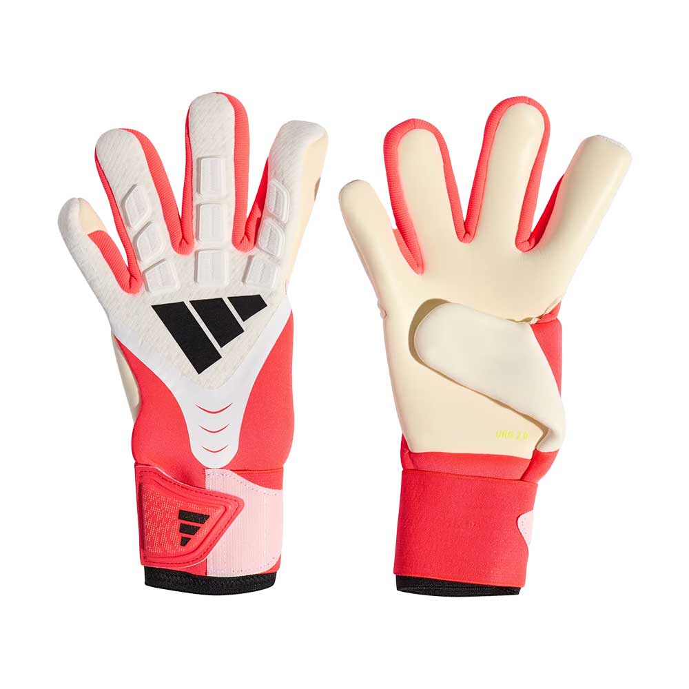 JR Predator GL Pro Goalkeeper Glove - White/Lucid Red/Black - Image 2