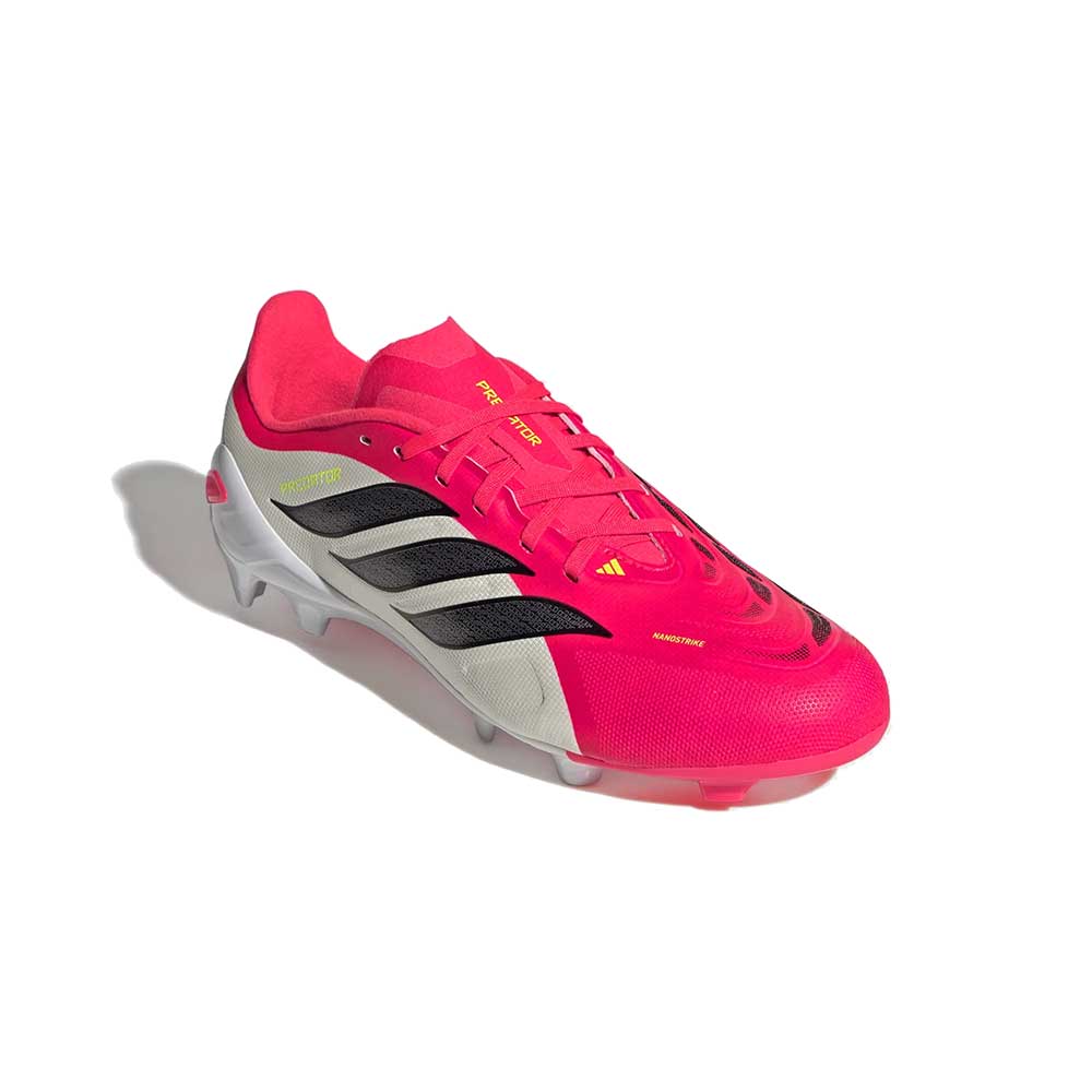 JR Predator League FT FG Soccer Cleat - Lucid Red/Core Black/Ftwr White - Regular (D) - Image 2