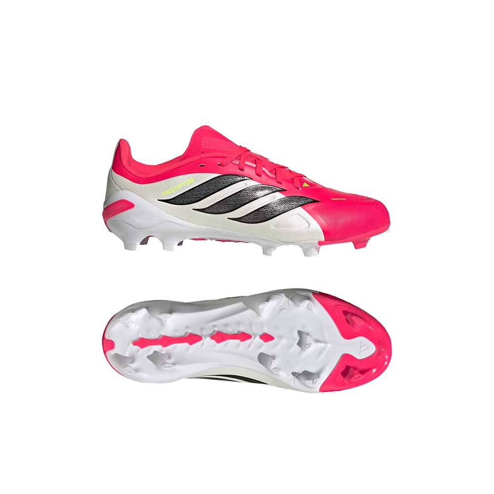 JR Predator League FT FG Soccer Cleat - Lucid Red/Core Black/Ftwr White - Regular (D) - Image 5