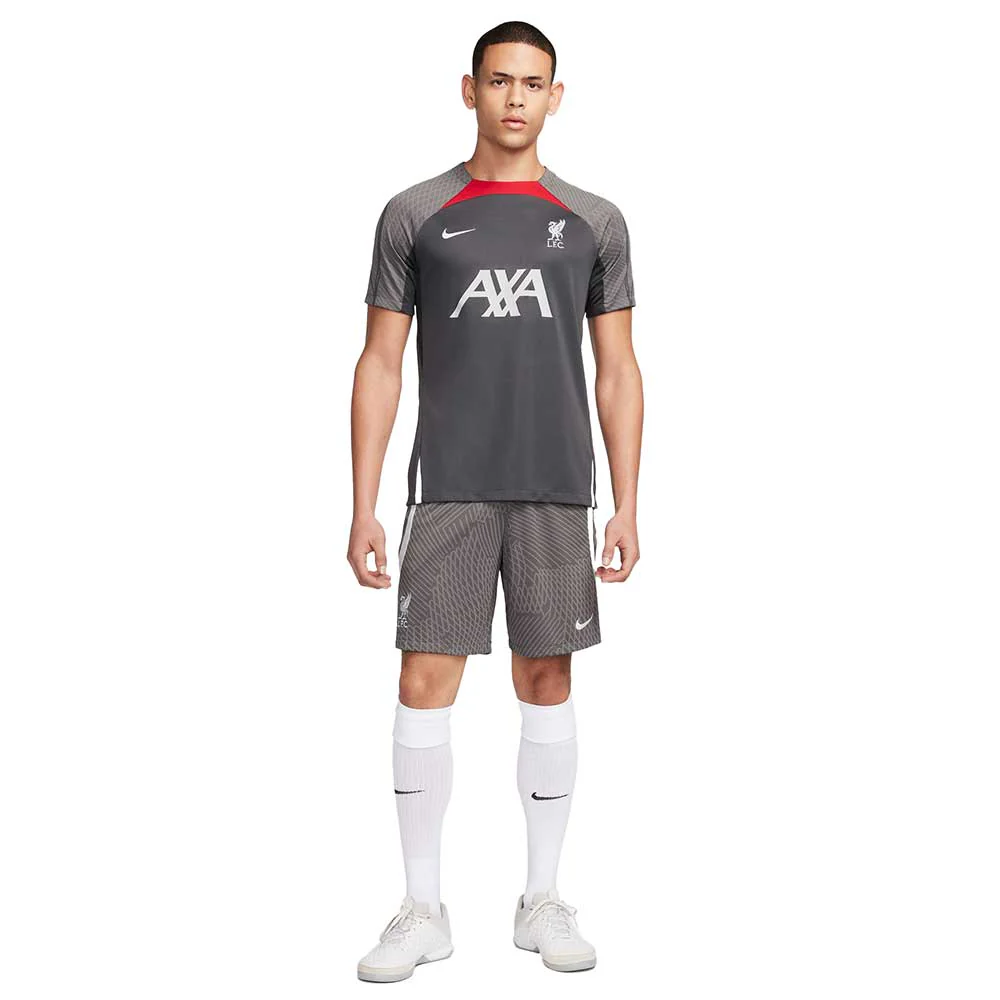 Men's LFC DF Strike Short Sleeve Top - Anthracite/Anthracite/Wolf Grey - Image 3