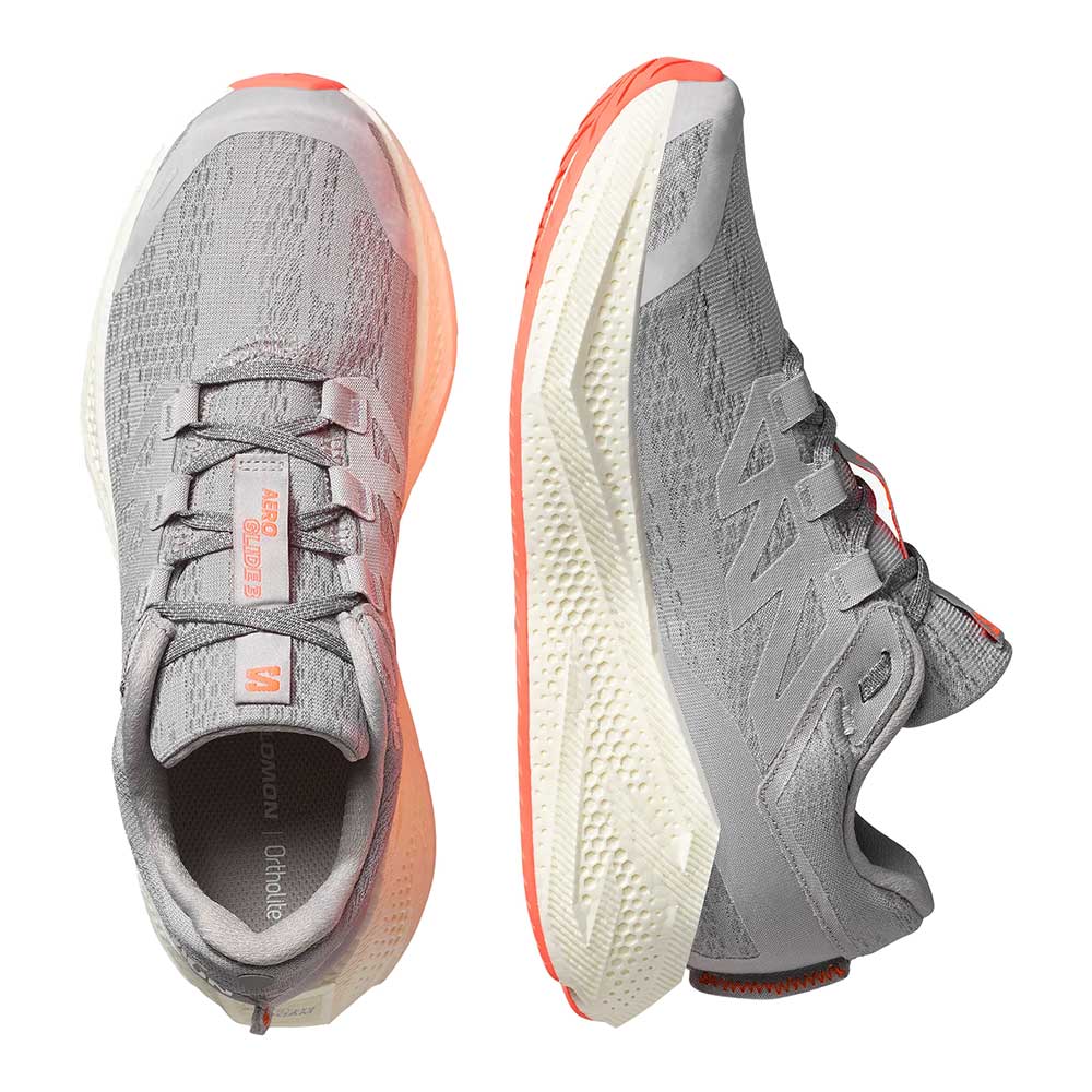 Men's Aero Glide 3 Running Shoe - Alloy/Vanilla Ice/Neon Flame - Regular (D) - Image 3