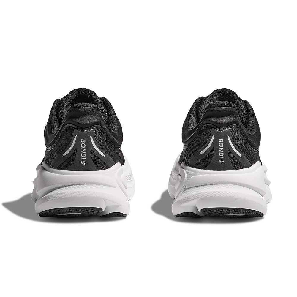 Men's Bondi 9 Running Shoe - Black/White - Wide (2E) - Image 6