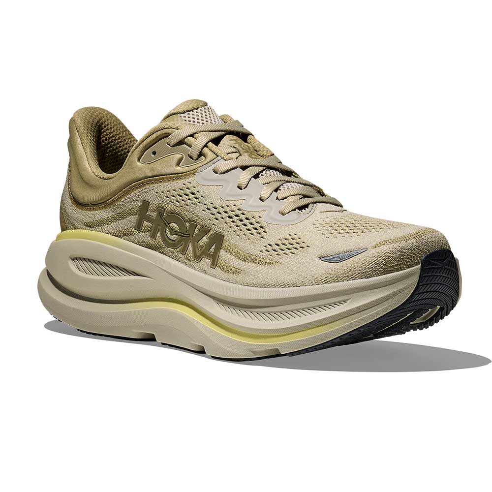 Men's Bondi 9 Running Shoe - Grassland/Oyster Mushroom - Regular (D) - Image 2