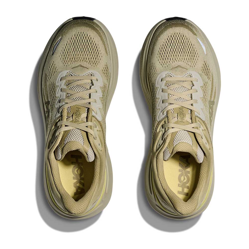 Men's Bondi 9 Running Shoe - Grassland/Oyster Mushroom - Regular (D) - Image 7