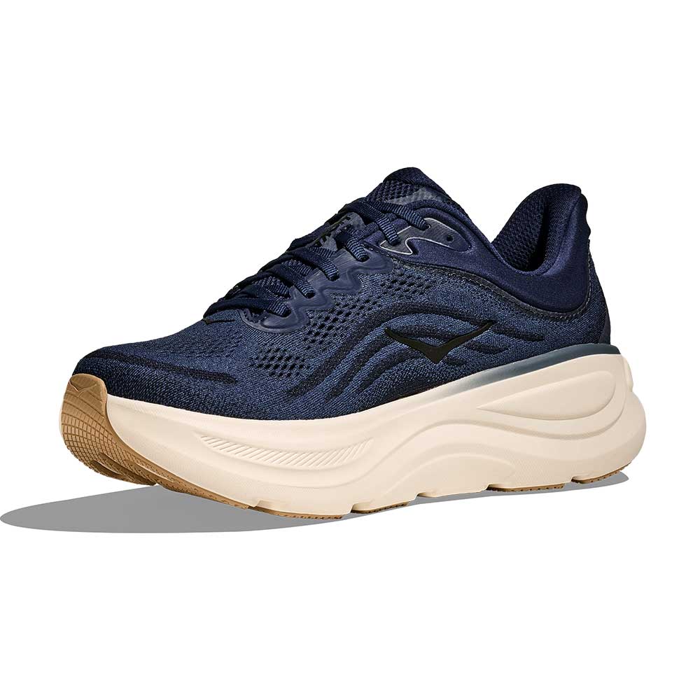 Men's Bondi 9 Running Shoe - Midnight Blue/Varsity Navy - Regular (D) - Image 4