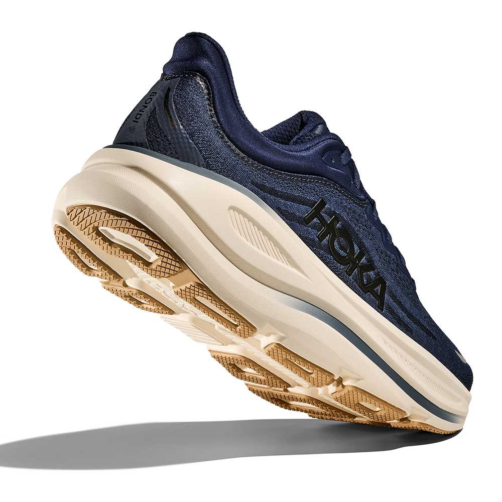 Men's Bondi 9 Running Shoe - Midnight Blue/Varsity Navy - Regular (D) - Image 7