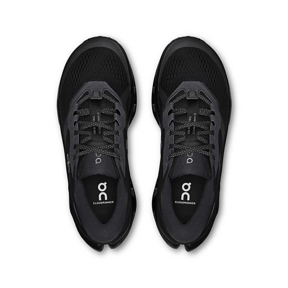 Men's Cloudrunner 3 Running Shoe - Black/Black - Wide (2E) - Image 5