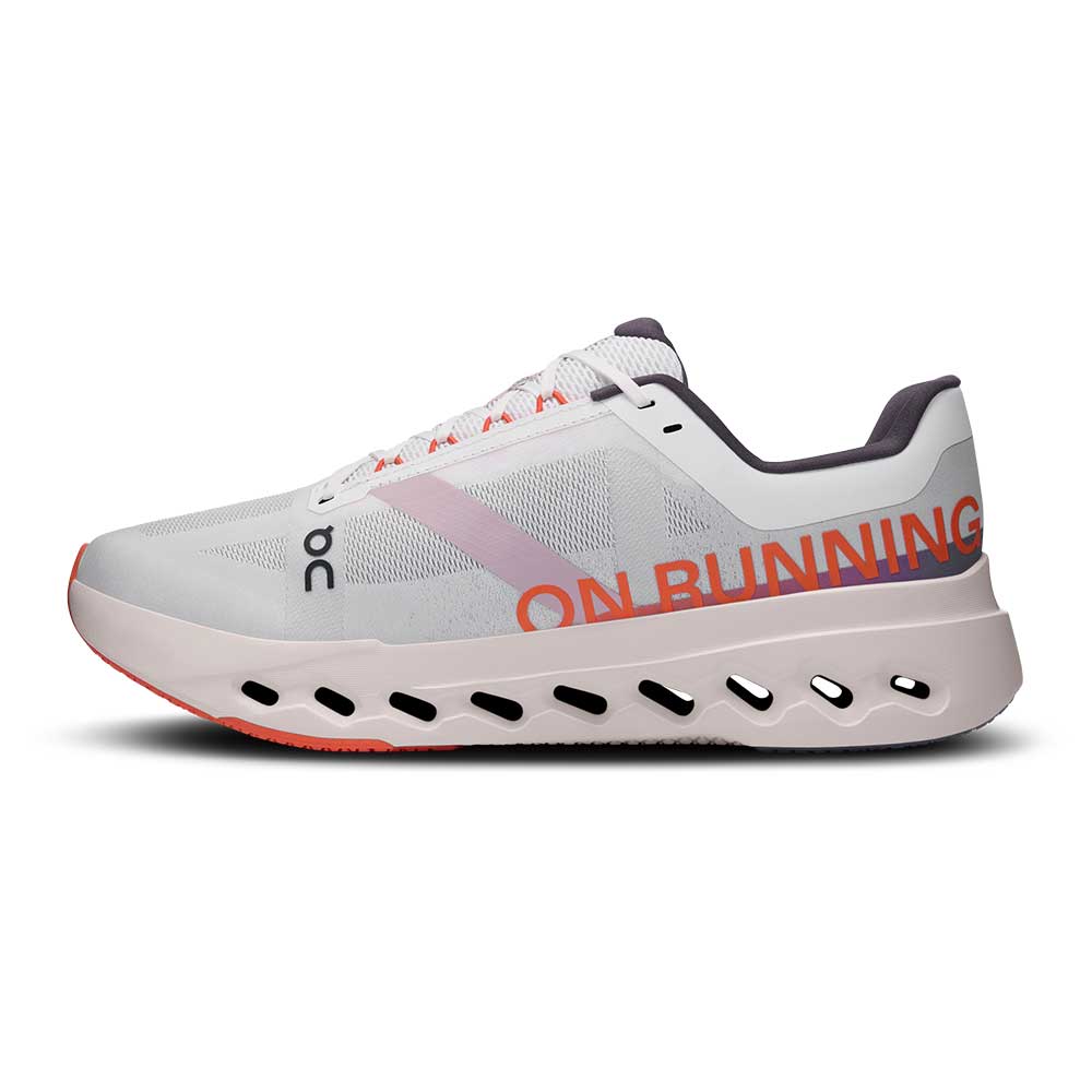 Men's Cloudsurfer Next Running Shoe - White/Flame - Wide (2E) - Image 3