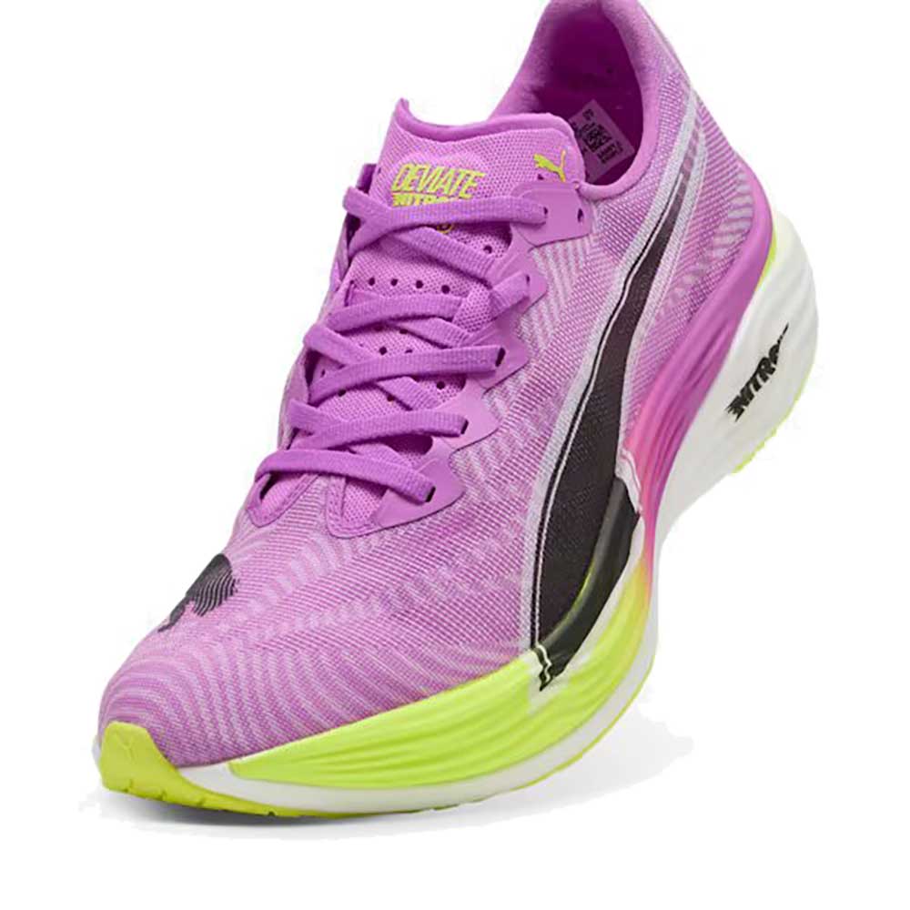 Men's Deviate Nitro Elite 3 Running Shoe - Pure Magenta/Yellow Alert - Regular (D) - Image 6