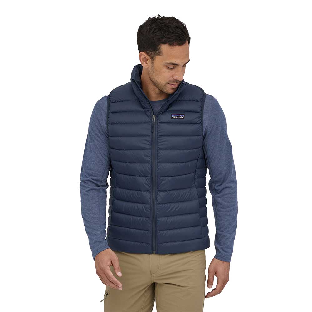 Men's Down Sweater Vest - New Navy - Image 2