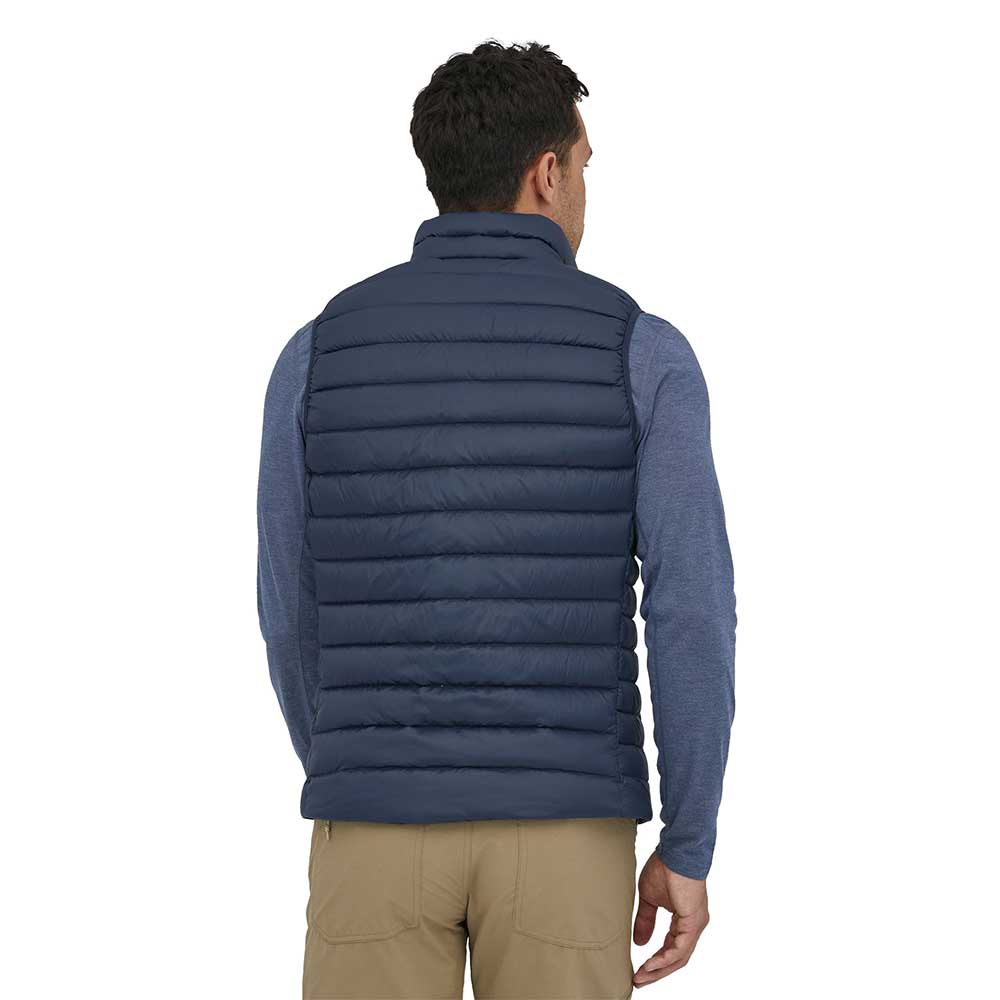 Men's Down Sweater Vest - New Navy - Image 3