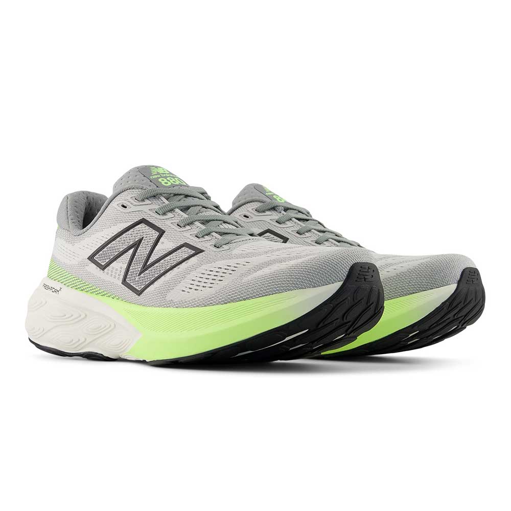 Men's Fresh Foam X 880v15 Running Shoe - Grey Matter/Afterglow - Regular (D) - Image 3