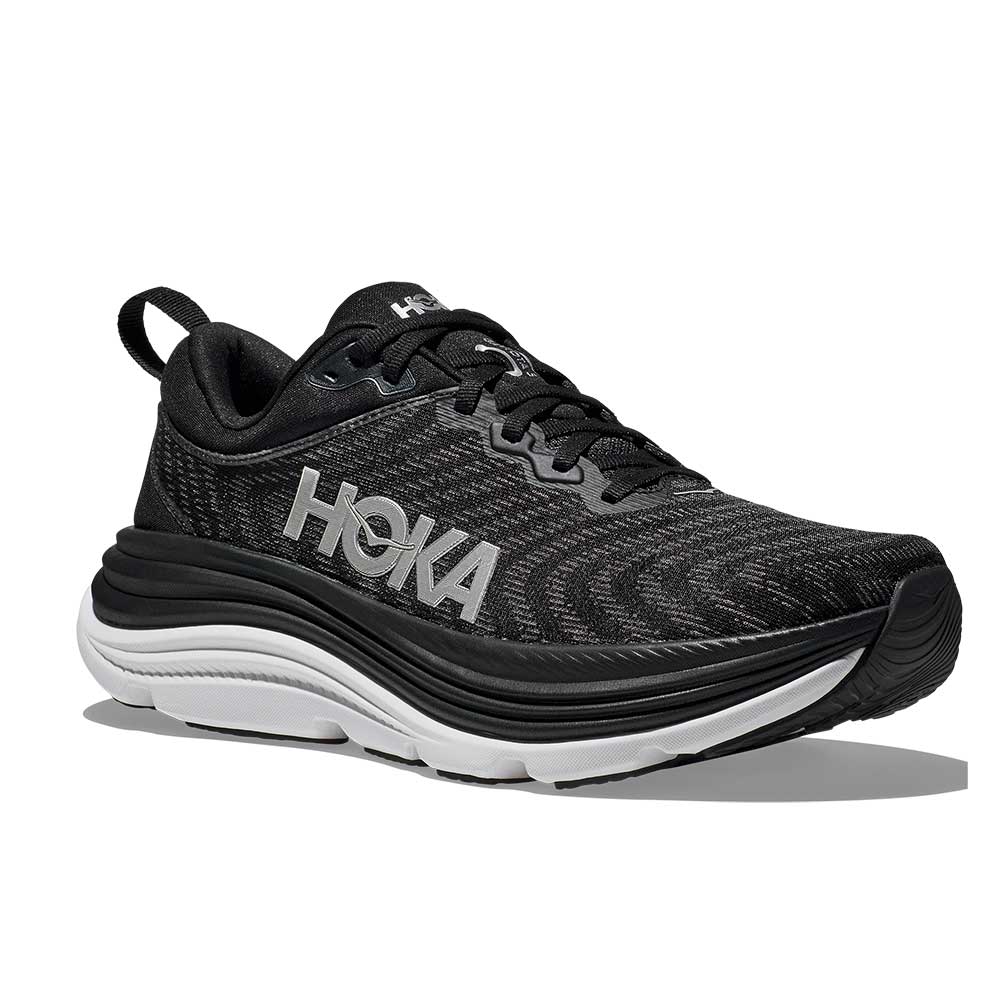 Men's Gaviota 5 Running Shoe - Black/White - Wide (2E) - Image 3