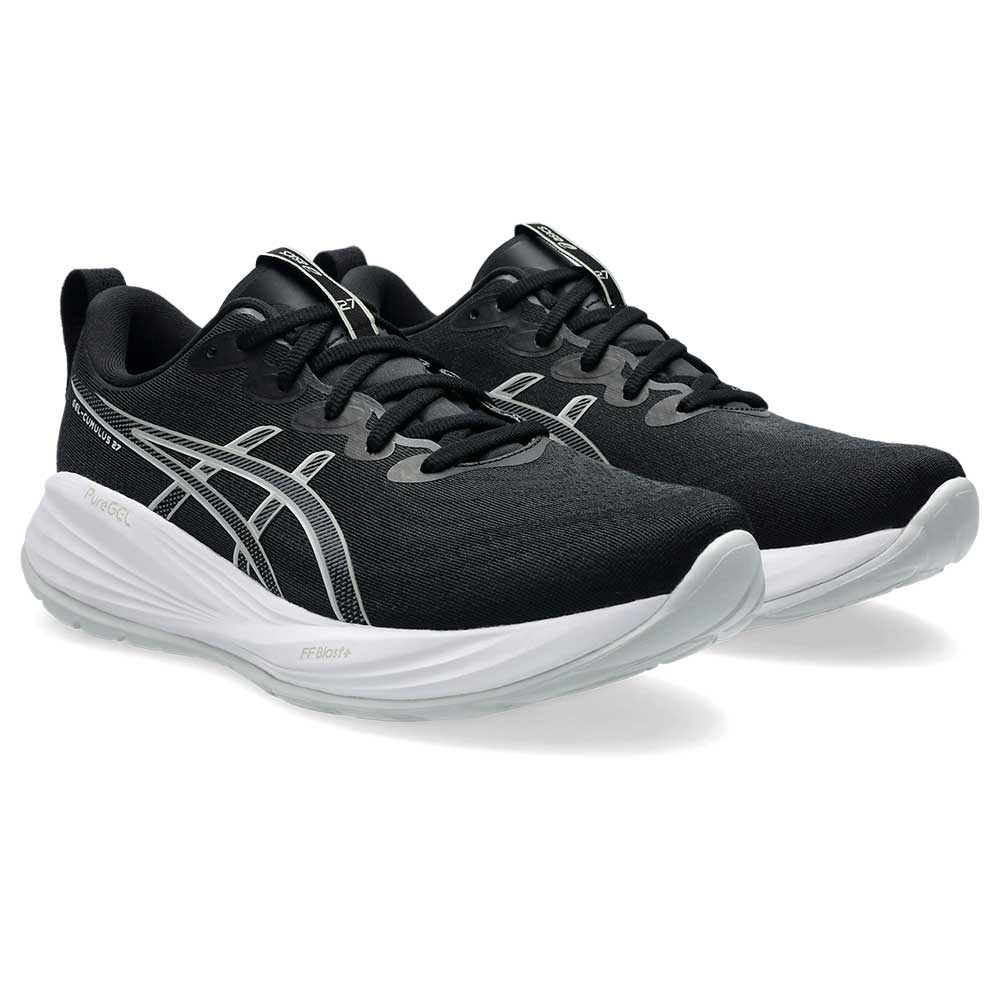 Men's Gel-Cumulus 27 Running Shoe - Black/Concrete - Extra Wide (4E) - Image 2