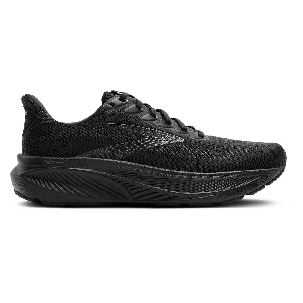 Men's Ghost 17 Running Shoe - Black/Black/Ebony - Regular (D)