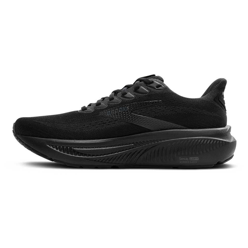 Men's Ghost 17 Running Shoe - Black/Black/Ebony - Regular (D) - Image 2